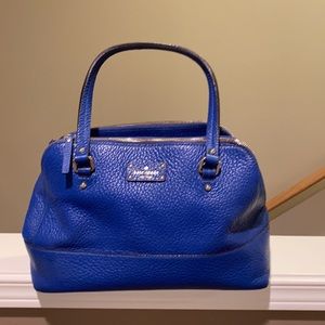 Kate Spade bright blue handbag.